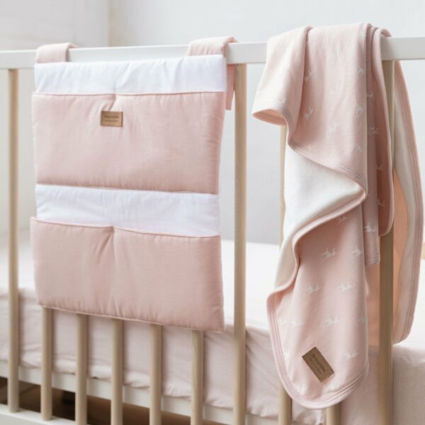 Jersey Swaddle- Pink Deer - Image 3