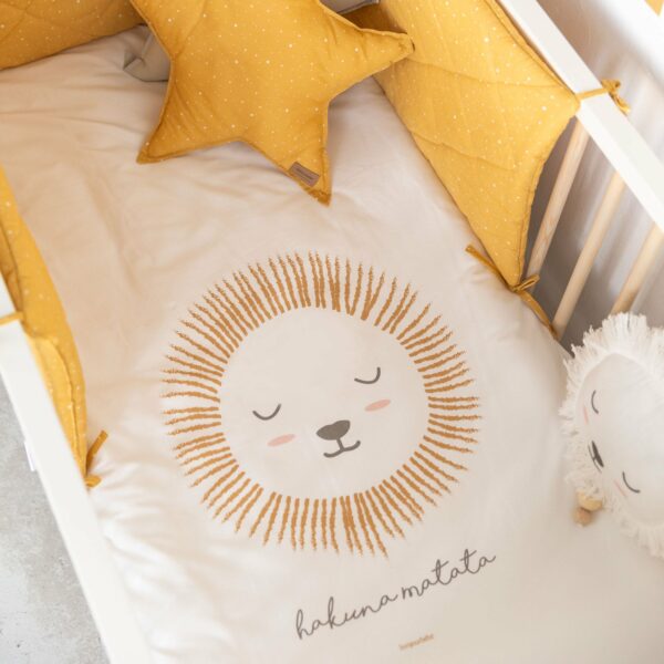 Cot Duvet Cover Set- Nairobi Lion - Image 3