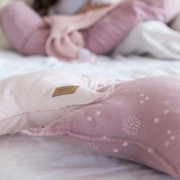 Star Scatter Cushion- Old Rose - Image 3