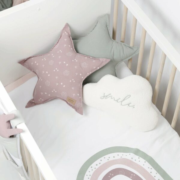 Star Scatter Cushion- Old Rose - Image 2